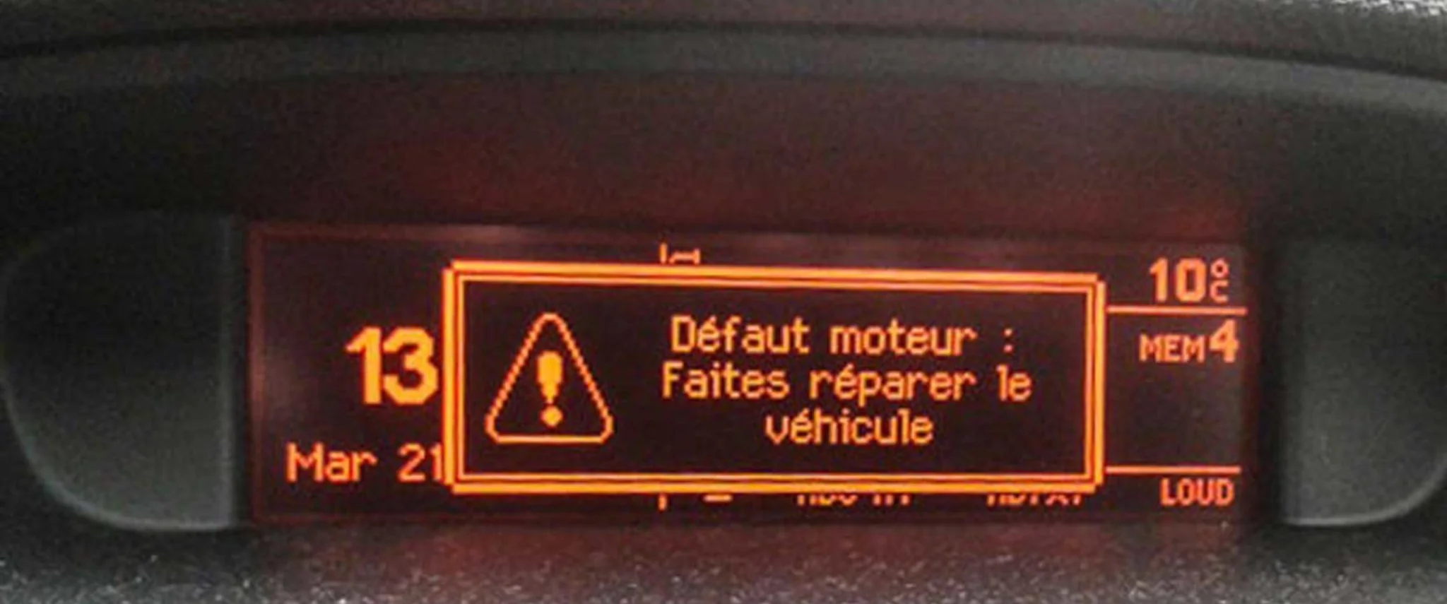Dfaut Moteur Faites Rparer Le Vhicule 308