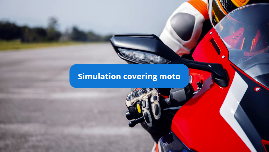simulation de covering moto