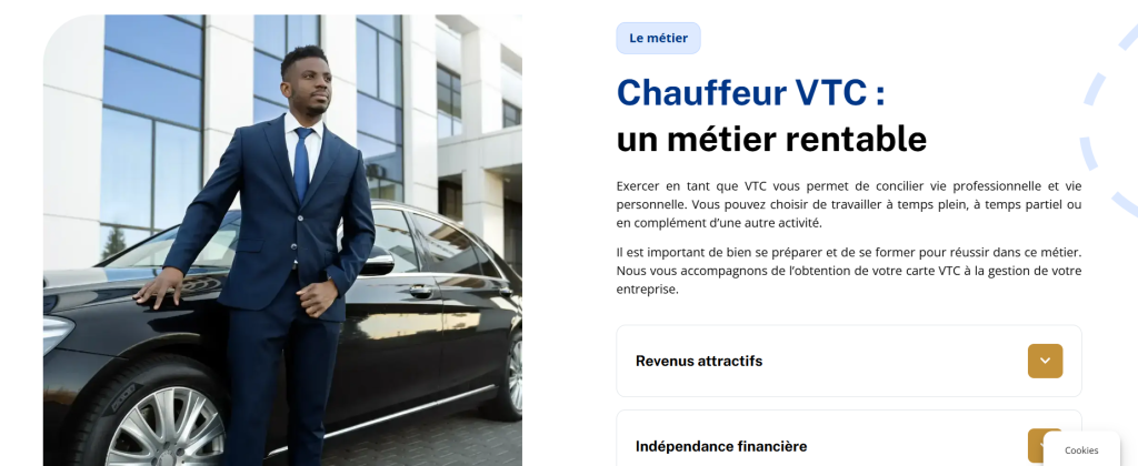 comment devenir chauffeur VTC BVTC