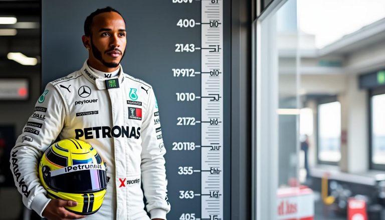 découvrez la taille exacte de lewis hamilton, pilote de formule 1 renommé, et apprenez-en plus sur ses caractéristiques physiques.
