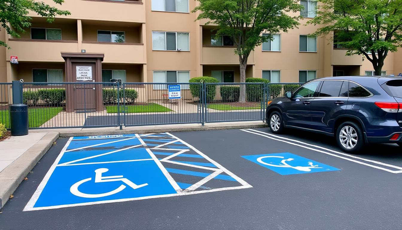 découvrez les règles à respecter concernant la verbalisation sur une place handicapée dans un parking privé et les droits des conducteurs.
