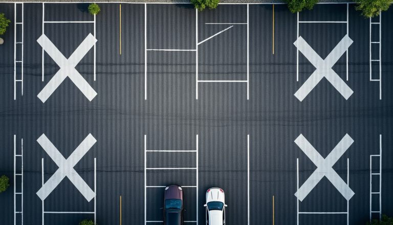 découvrez le guide complet sur le marquage au sol des stationnements avec croix blanche et comprenez ses implications pour un stationnement conforme et sécurisé.